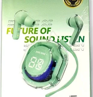 Flash Pods Pro+ TWS Wireless 5.3 Earbuds & Future Of Sound Listen With LED Digital Display